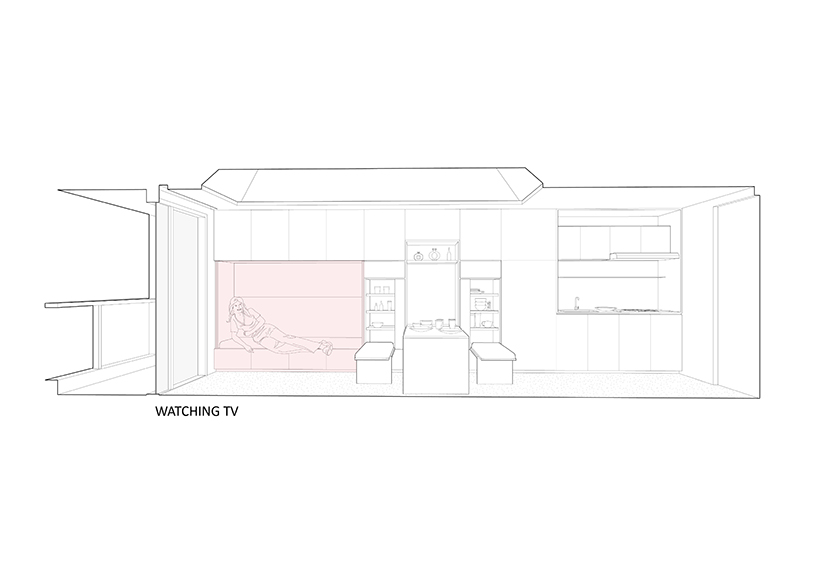 k thengono designs a compact living that fits everyday needs for a young married couple 12