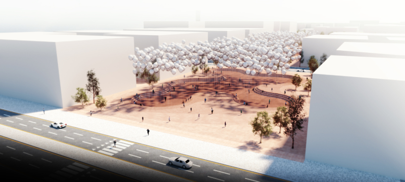solarCLOUD by superspace imagines 1500 balloons to harvest energy from the sun in abu dhabi designboom