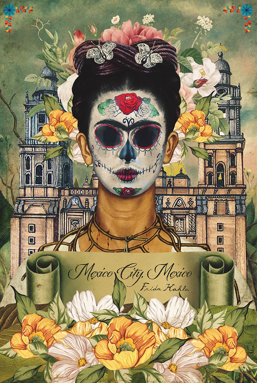 artsupplies creates retro travel posters in the style of famous artists designboom