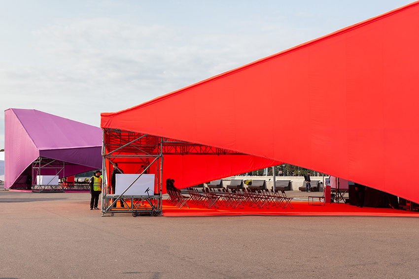 sknypl created pavilions for russian creativity week 2020 1