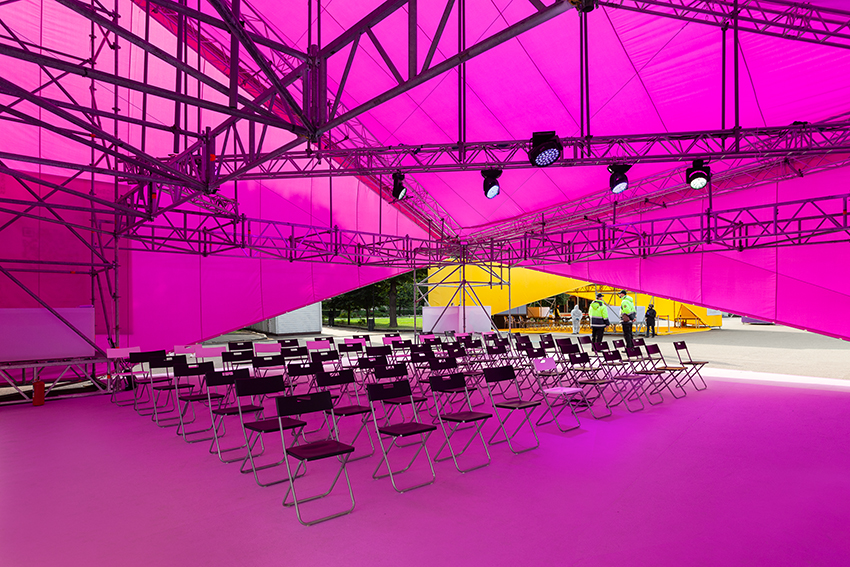 sknypl created pavilions for russian creativity week 2020 12