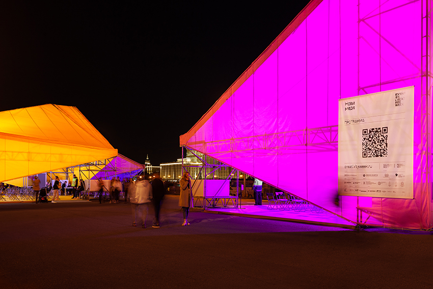sknypl created pavilions for russian creativity week 2020 2