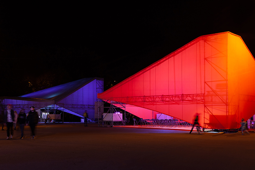 sknypl created pavilions for russian creativity week 2020 4