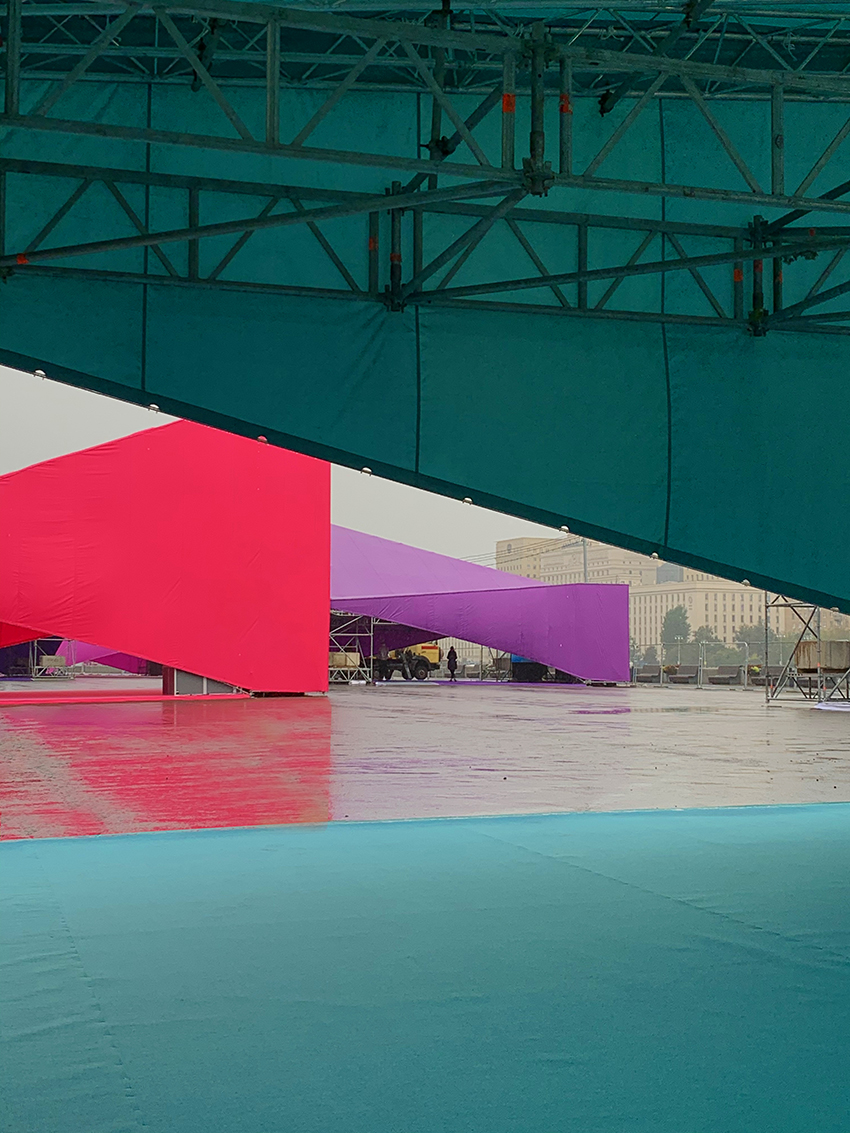 sknypl created pavilions for russian creativity week 2020 6