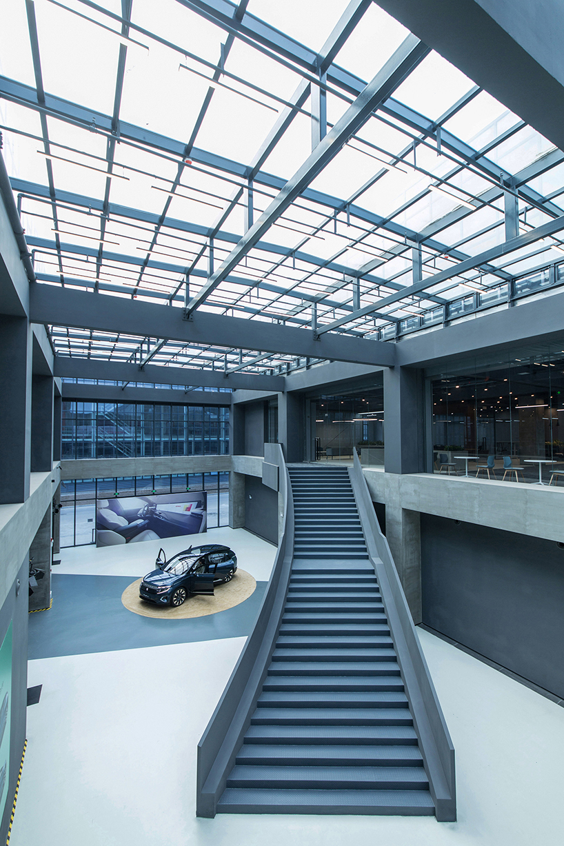 indeco merges life and work to design byton's production office in china designboom