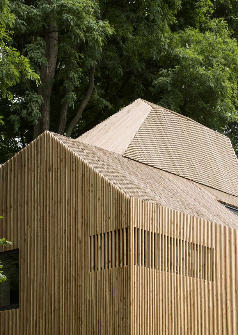louis paillard adds wood-clad extension to 19th-century house in waterloo, belgium - 1
