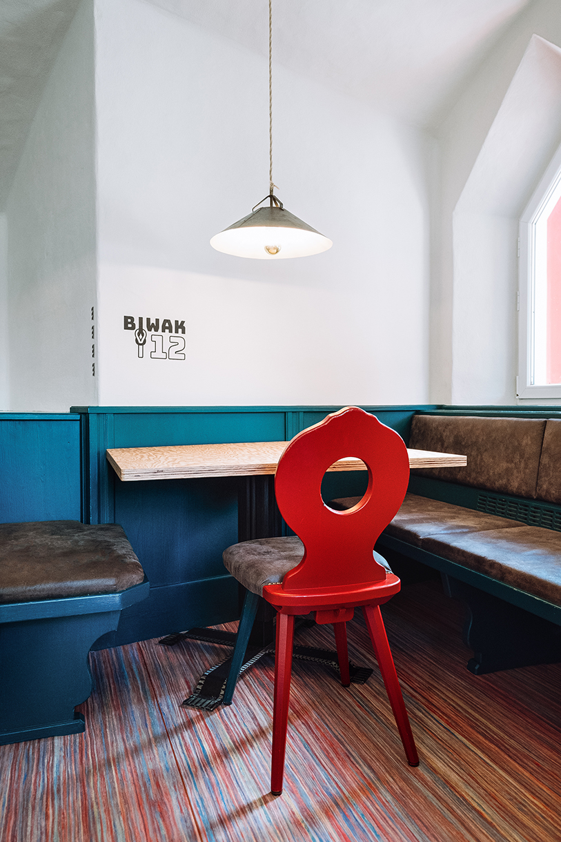 plasma studio's revamped restaurant encapsulates traditional alpine living in italian dolomites