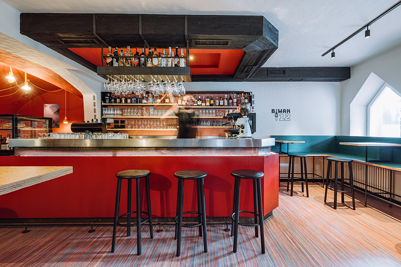 plasma studio's revamped restaurant encapsulates traditional alpine living in italian dolomites