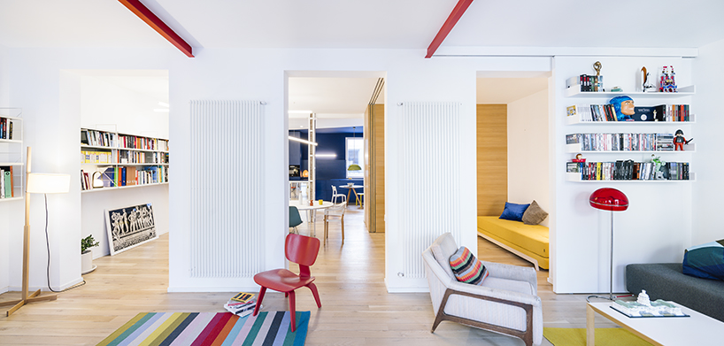 the sequence house by gon architects is a fluid living space for a bachelor in madrid designboom