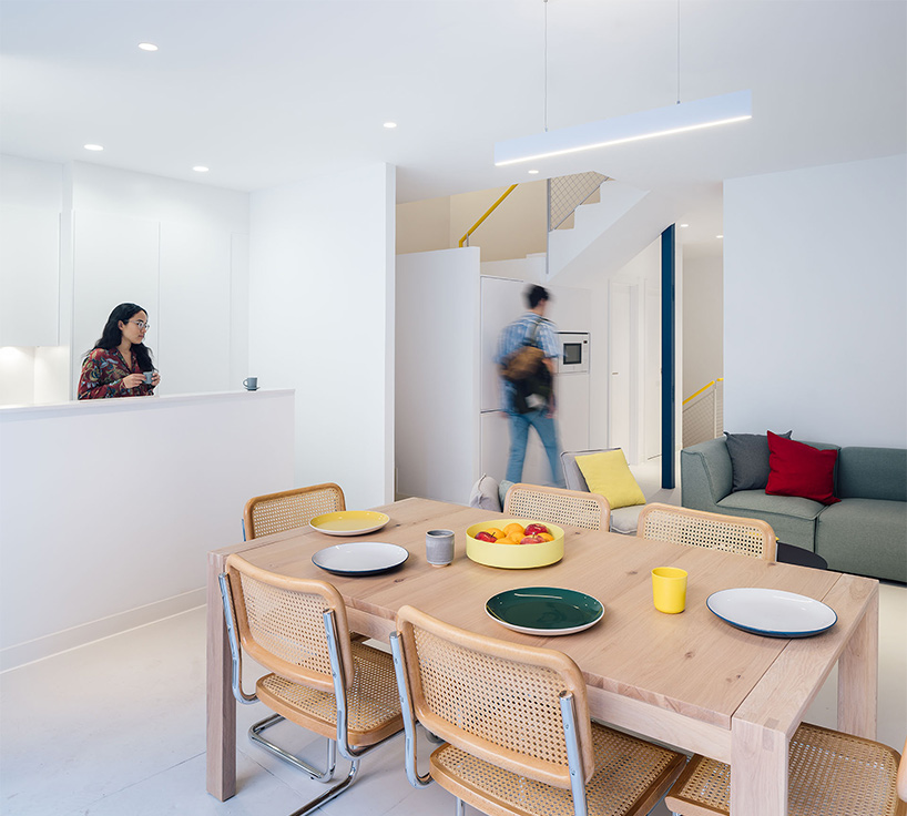 gon architects transforms single-family residence into vibrant shared student house in madrid