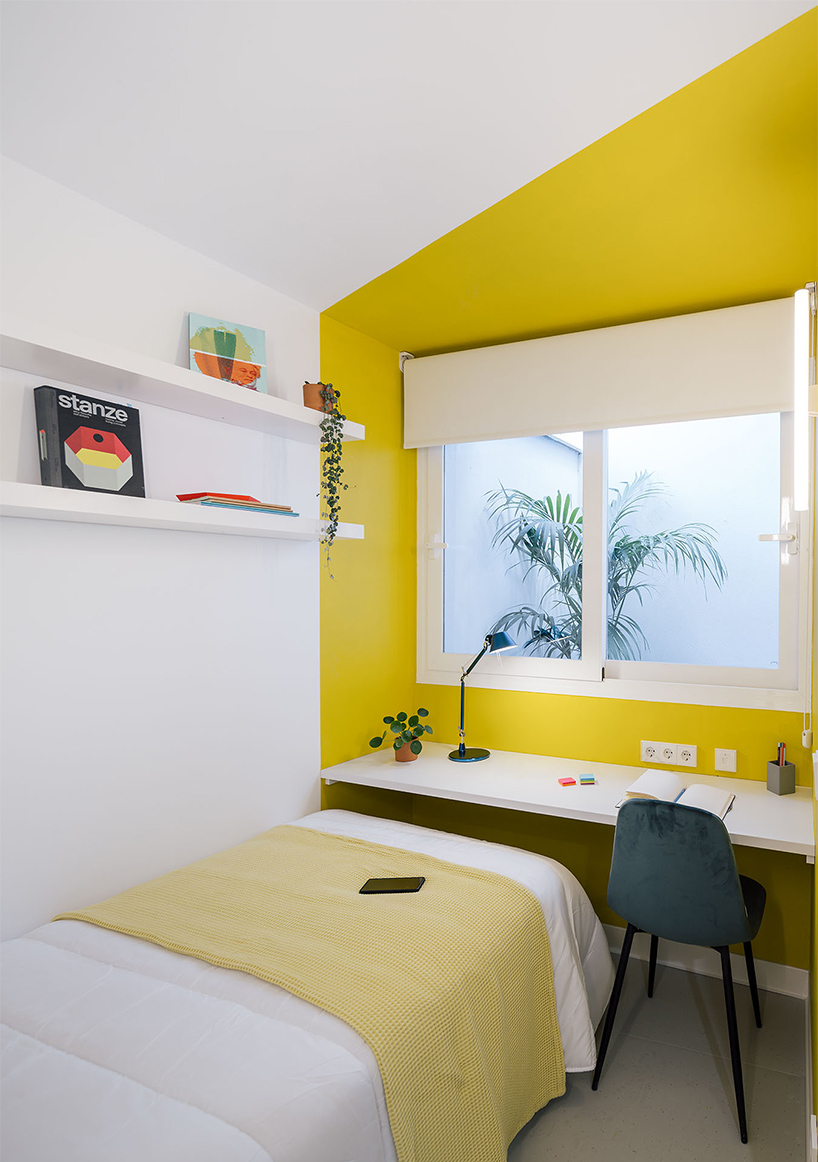gon architects transforms single-family residence into vibrant shared student house in madrid