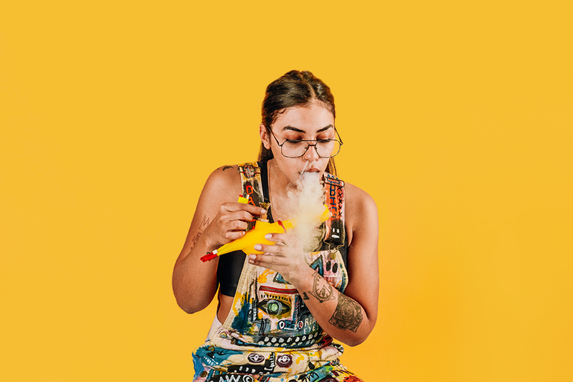 puff the rubber chicken bong that squeaks when you smoke it designboom