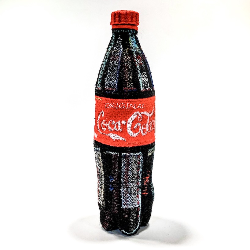 alicja kozlowska makes embroidered felt sculptures to rethink everyday objects designboom