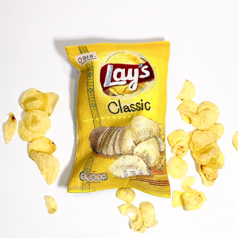 alicja kozlowska makes embroidered felt sculptures to rethink everyday objects designboom