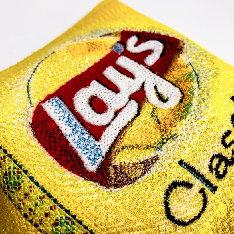 alicja kozlowska makes embroidered felt sculptures to rethink everyday objects designboom