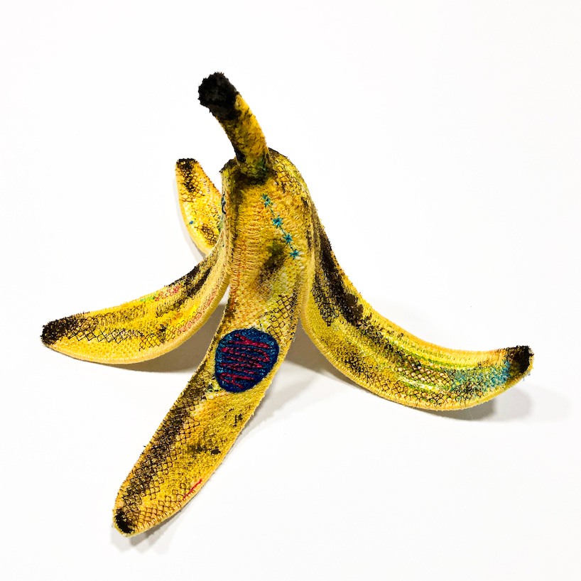 alicja kozlowska makes embroidered felt sculptures to rethink everyday objects designboom