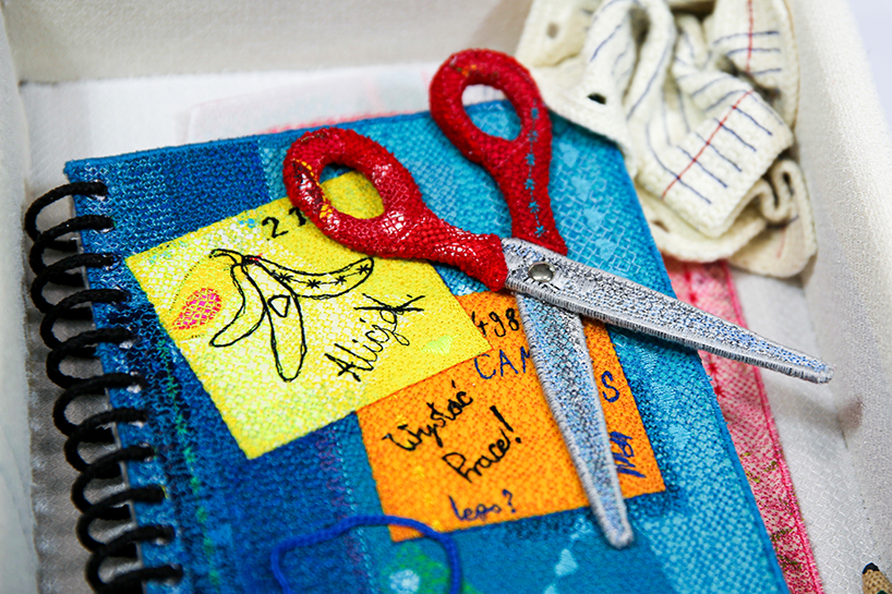 turn your drawer contents into embroidered art, with alicja kozlowska's new 'i.d.' project