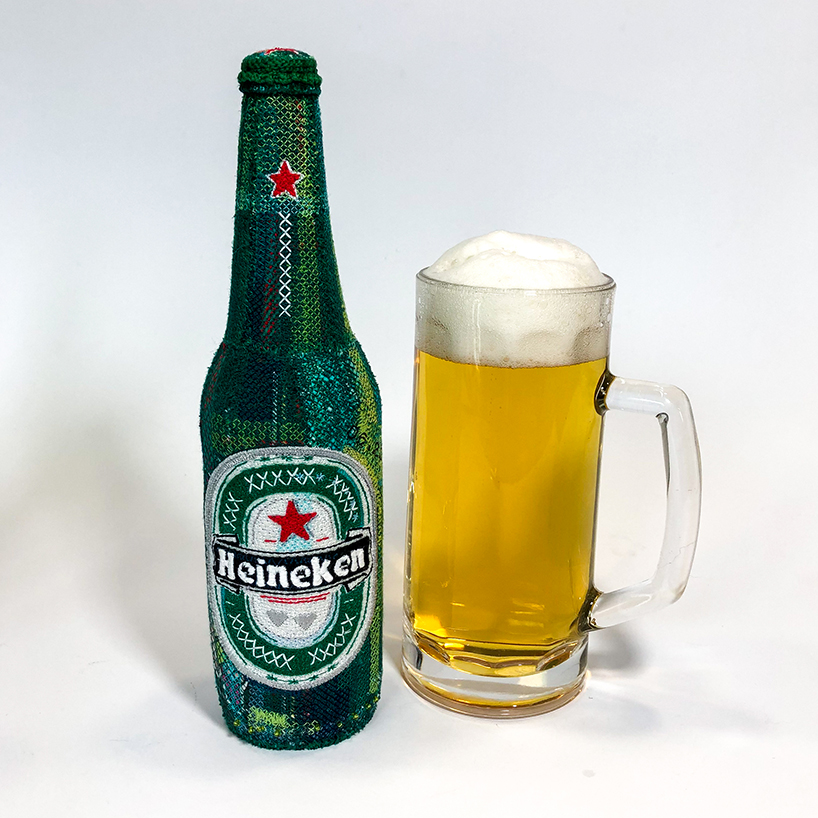 alicja kozlowska creates realistic embroidered felt sculptures of everyday objects