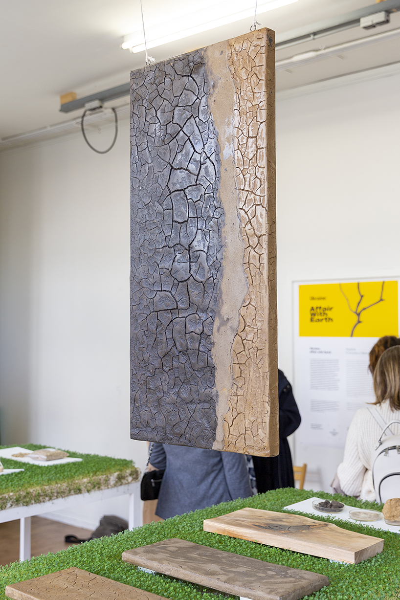 affair with earth showcases hemp fur, soil furniture and paper made from fallen leaves - 2