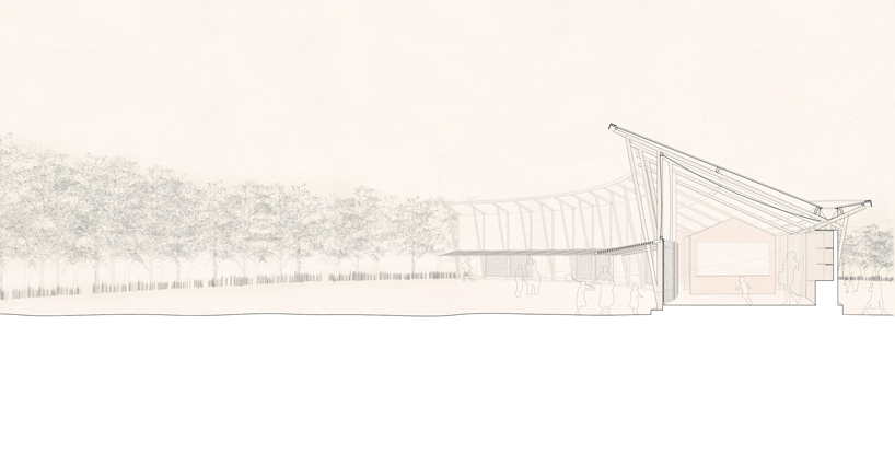 joe bruschy proposes a semicircular school around a vast playground in haiti - 1