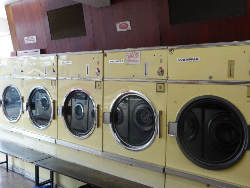 kenn taylor captures the faded beauty of britain's vintage laundrettes designboom