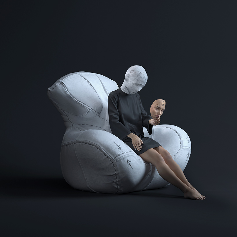 the 'plastic surgery of furniture' reinterprets gaetano pesce's famous armchair designboom