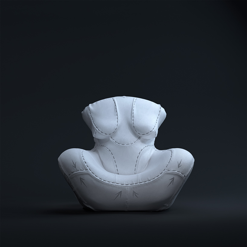 the 'plastic surgery of furniture' reinterprets gaetano pesce's famous armchair designboom