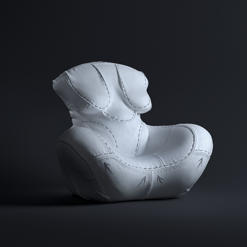the 'plastic surgery of furniture' reinterprets gaetano pesce's famous armchair designboom