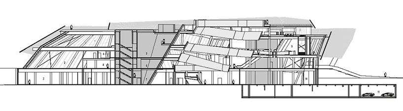 a textured ceramic skin clads playze + schmidhuber's exhibition center in china designboom