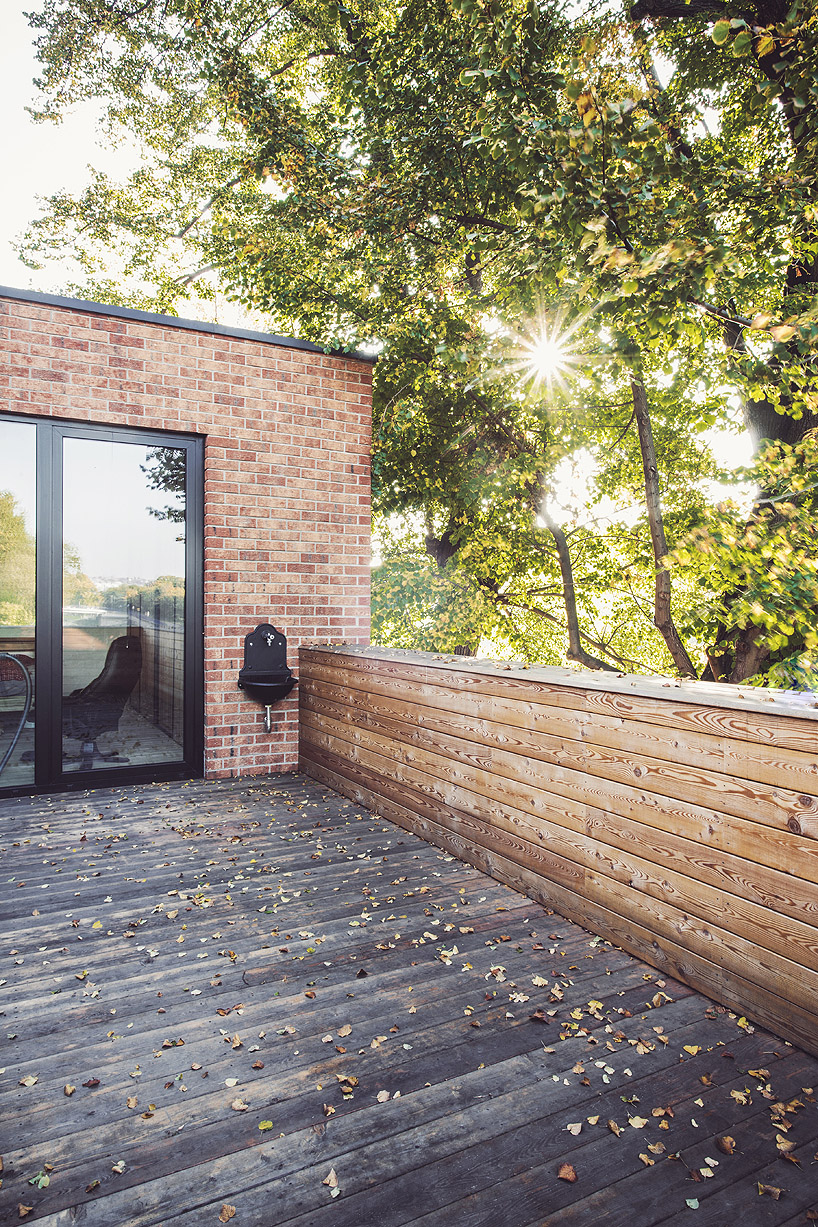 edit! renovates an old brick guardhouse to create a family home in prague designboom
