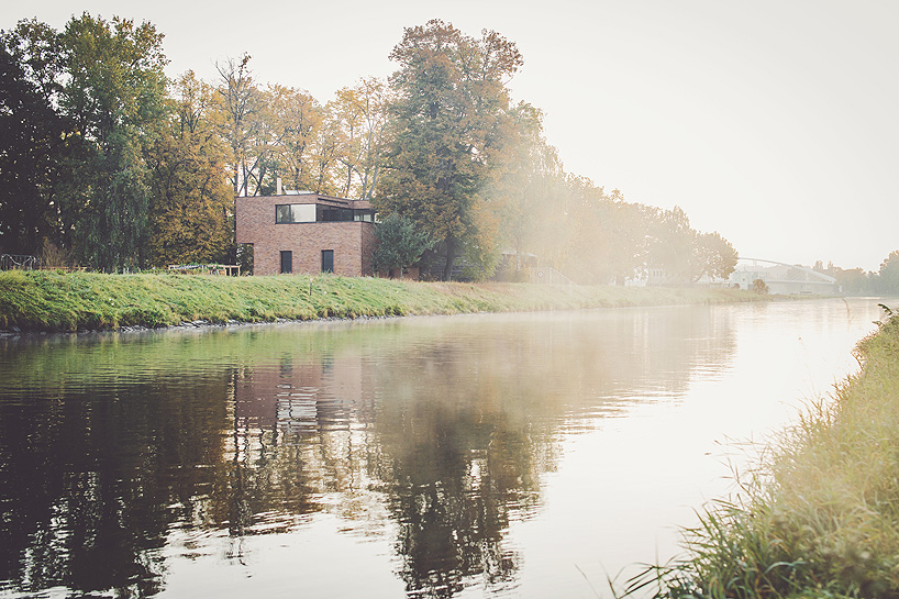 edit! renovates an old brick guardhouse to create a family home in prague designboom
