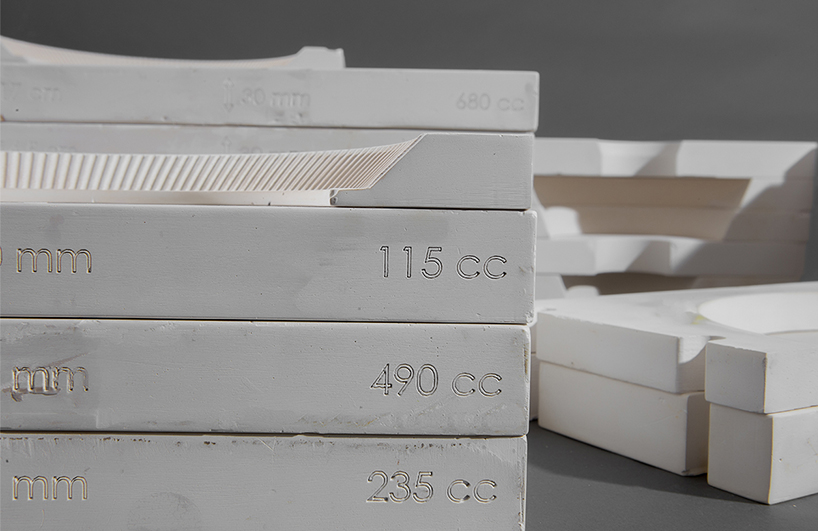 'clayers' by aviad ozery uses layered molds to explore the versatility of ceramics designboom