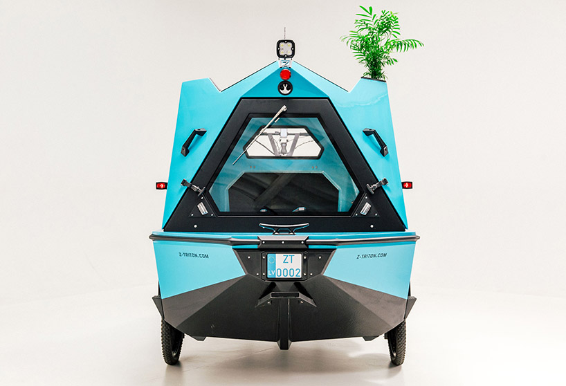 z triton launches market ready amphibious camper trike 8