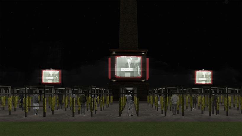 hardy wong imagines a 1984-inspired dystopian reality post COVID-19 designboom