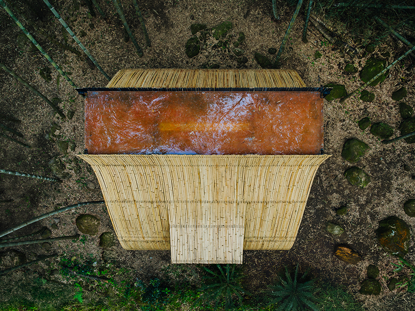shaped like a sticky rice dumpling, cheng tsung feng’s bamboo cabin nestles in taiwan forest