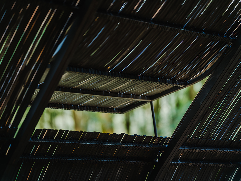 shaped like a sticky rice dumpling, cheng tsung feng’s bamboo cabin nestles in taiwan forest