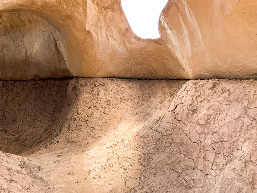i/thee + roundhouse platform cast giant papier-mâché domes in the texas panhandle designboom