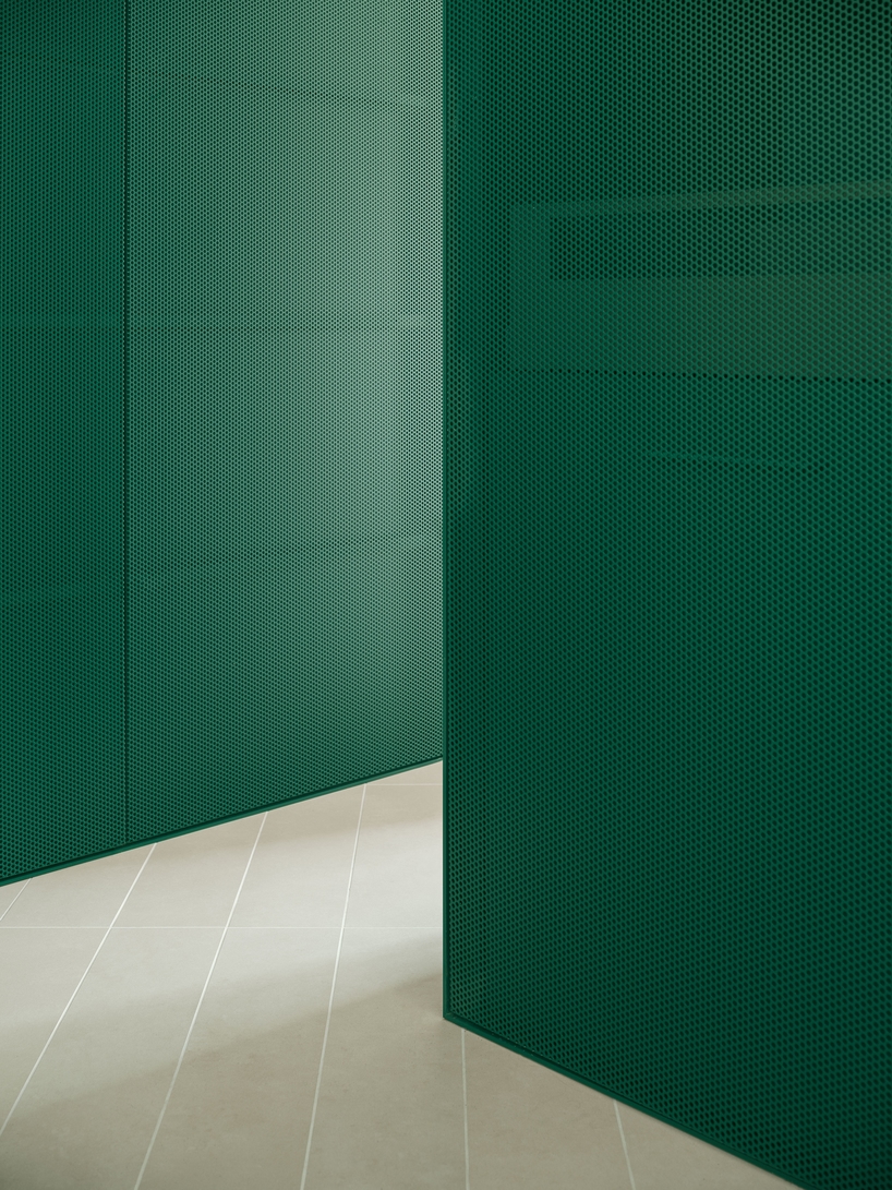 transparent storage units expose private belongings in HANGHAR's residence in spain