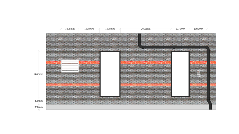 DEVOLUTION turns two windows into a contemporary art exhibition in shanghai designboom