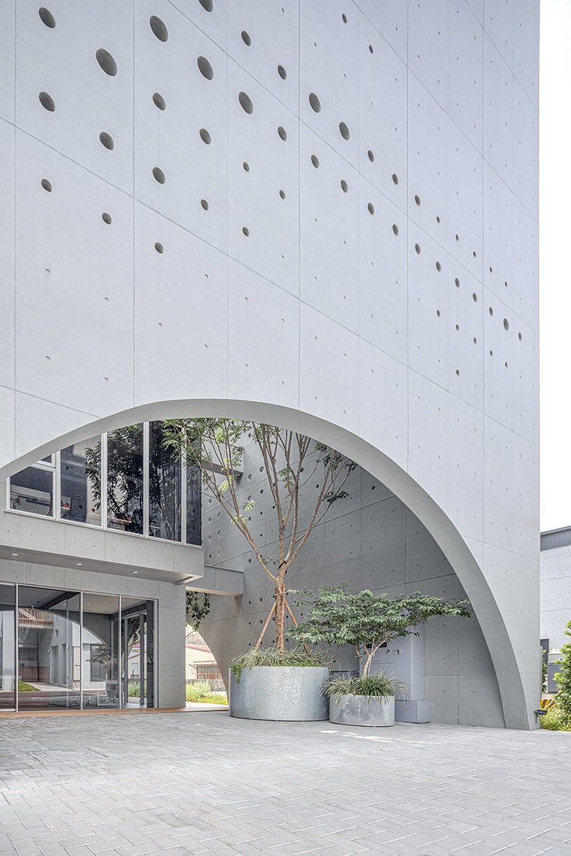 solar locus an interplay of light and shadow in a concreter cubic headquarters in taiwan 3