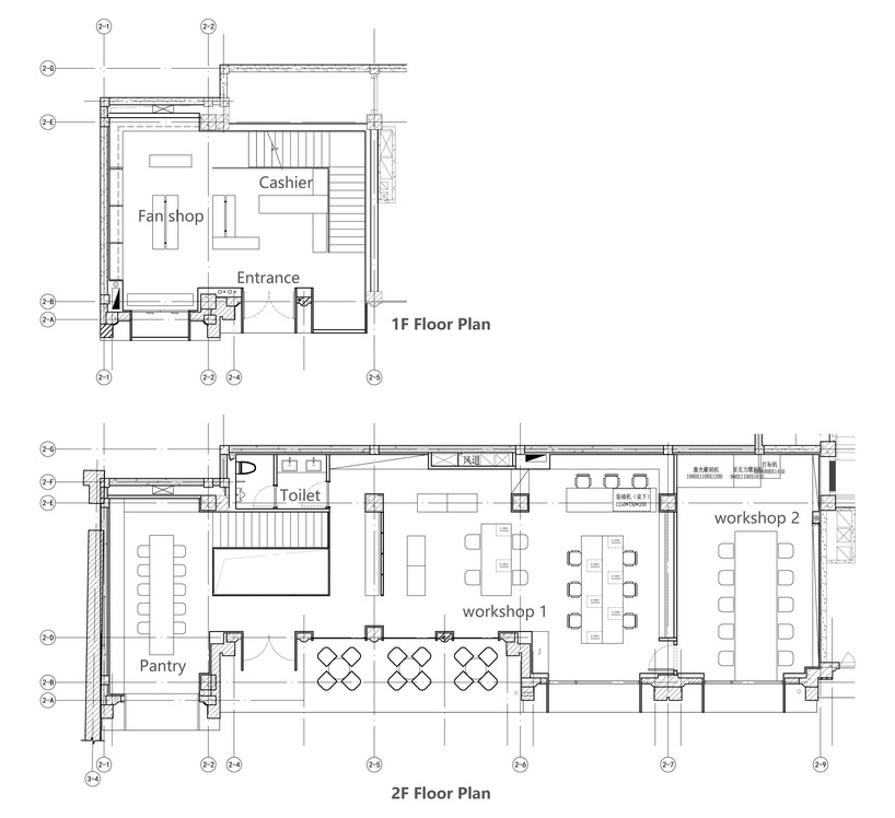 golucci brings japanese-style lines to a fan workshop in beijing designboom