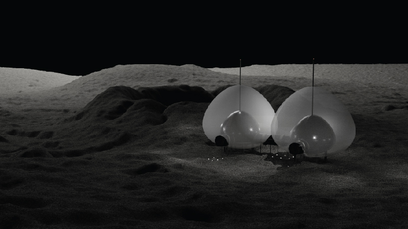 space architect lucy zakharova reveals inflatable lunar habitat 4