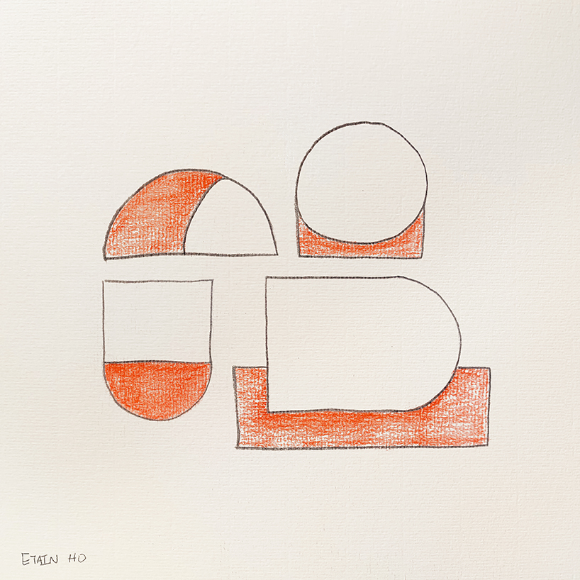 absence from island studio etain ho design a cafe in hong kong with a geometric facade inspired by australian sunset 3