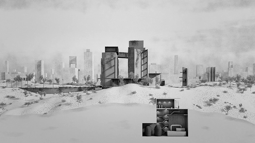 utopia is a short film traversing an imaginary mausoleum in chandigarh designboom