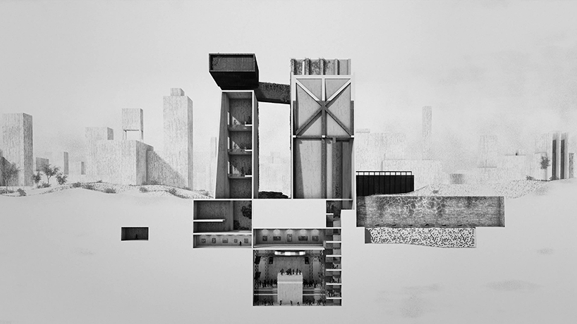 utopia is a short film traversing an imaginary mausoleum in chandigarh designboom