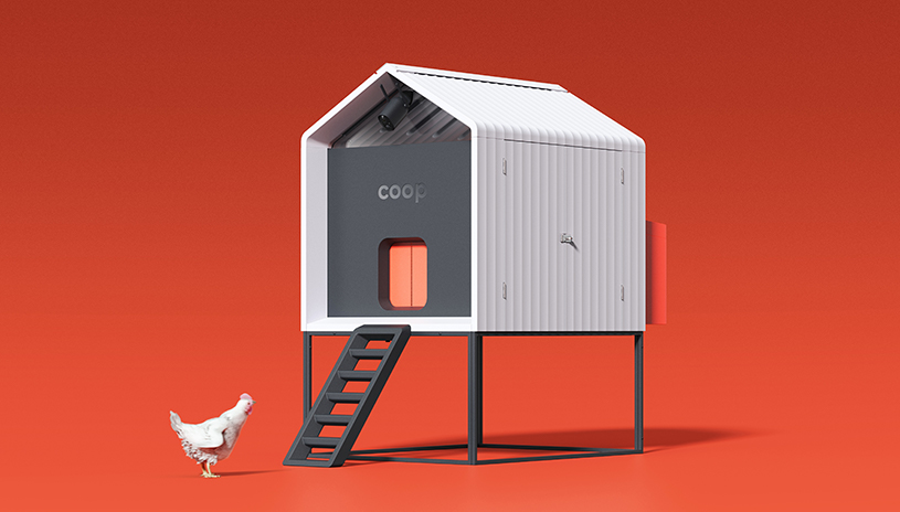 COOP makes backyard farming and raising chickens easier and more stylish
