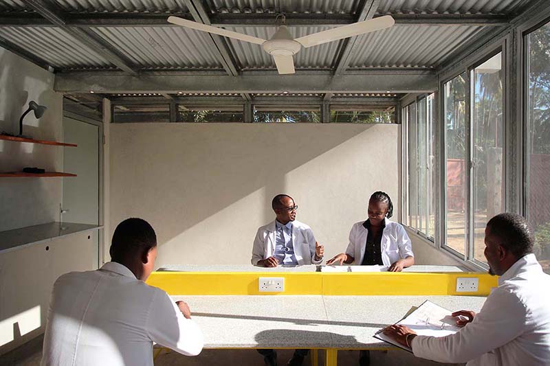 field laboratory passively cooled base for researchers in tanzania east africa 3