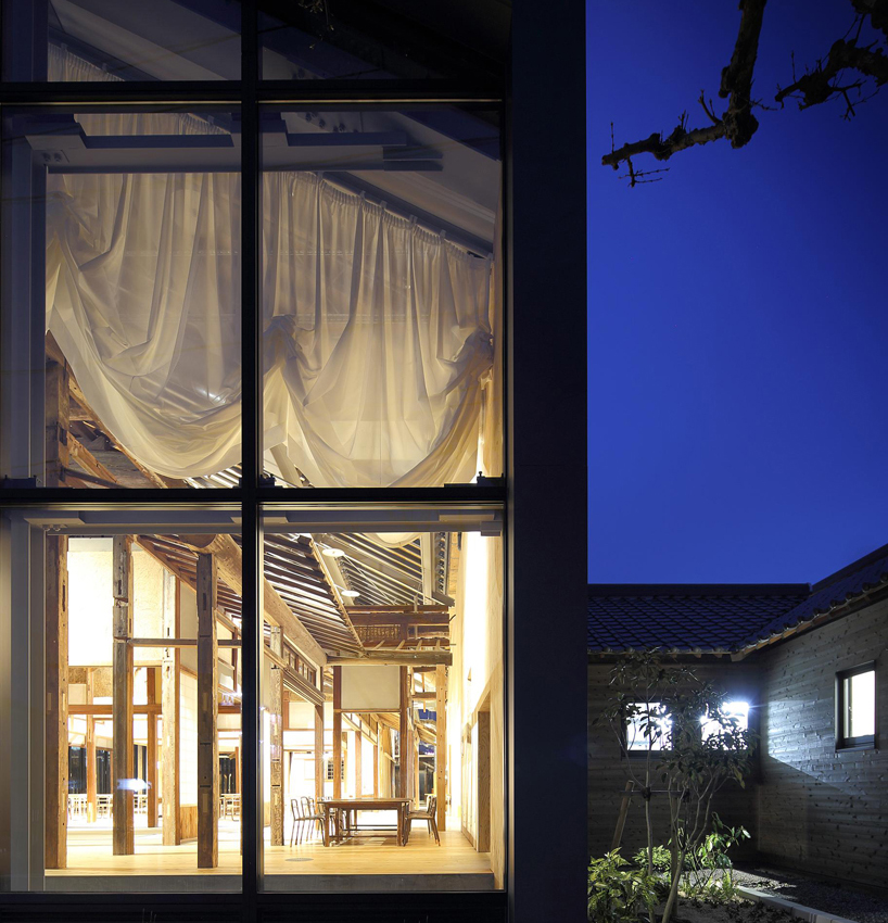 shigeru aoki builds a kindergarten over a 100-year-old wooden house in japan designboom
