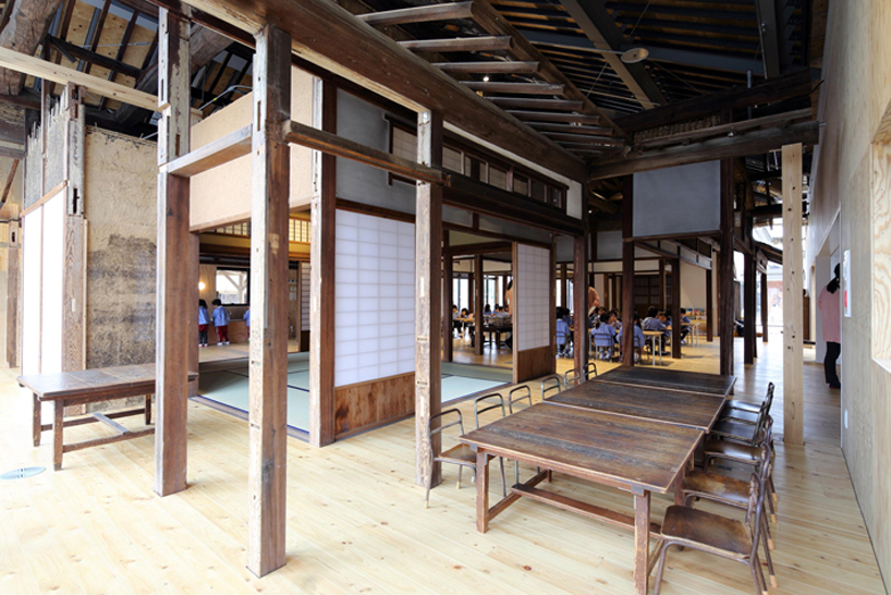 shigeru aoki builds a kindergarten over a 100-year-old wooden house in japan designboom