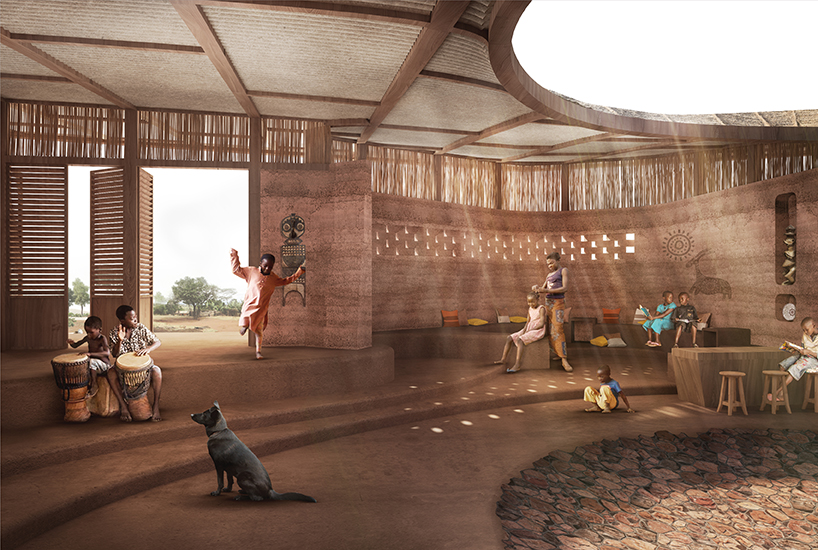 addressing the water shortage in rural tanzania this housing proposal treats the roof as a vortex to collect water 6